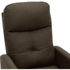 GROSMONDE 65 X 97 X 100 Cm Fauteuil Inclinable De Massage Tissu Electrique Maison Marron 11 GROSMONDE 65 X 97 X 100 Cm Fauteuil Inclinable De Massage Tissu Electrique Maison Marron -Pas Cher Fauteuil Magasin 59999971 5