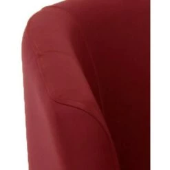 AUTRES Fauteuil Cabriolet Simili Rouge - L 59 X P 63 X H 77 Cm - ARCADE -Pas Cher Fauteuil Magasin 60044246 4