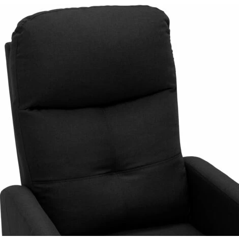 Topdeal Fauteuil Inclinable électrique De Massage Noir Tissu FF3073608_FR 7 Topdeal Fauteuil Inclinable électrique De Massage Noir Tissu FF3073608_FR – Image 5
