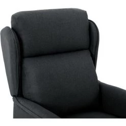 Topdeal Fauteuil Inclinable électrique De Massage Gris Foncé Tissu FF3073627_FR -Pas Cher Fauteuil Magasin 60046924 4