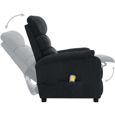 Topdeal Fauteuil Inclinable électrique De Massage Gris Foncé Tissu FF3073695_FR 6 Topdeal Fauteuil Inclinable électrique De Massage Gris Foncé Tissu FF3073695_FR – Image 4