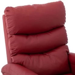 Topdeal Fauteuil Inclinable électrique De Massage Bordeaux Similicuir FF3073681_FR 11 Topdeal Fauteuil Inclinable électrique De Massage Bordeaux Similicuir FF3073681_FR -Pas Cher Fauteuil Magasin 60046946 5