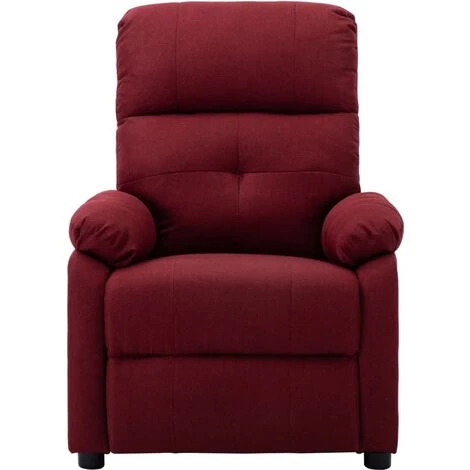 Topdeal Fauteuil Inclinable électrique Rouge Bordeaux Tissu FF3073805_FR 4 Topdeal Fauteuil Inclinable électrique Rouge Bordeaux Tissu FF3073805_FR – Image 2