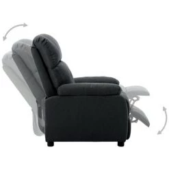 Topdeal Fauteuil Inclinable électrique Gris Foncé Tissu FF3073803_FR 9 Topdeal Fauteuil Inclinable électrique Gris Foncé Tissu FF3073803_FR -Pas Cher Fauteuil Magasin 60047000 3