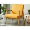 VENTE-UNIQUE.COM Fauteuil En Tissu FLUME - Jaune Moutarde - Jaune Moutarde