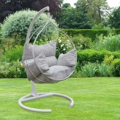 COTECOSY Fauteuil Suspendu Simple Assilem L100xH179cm Métal Et Tissu Blanc - Blanc 10 COTECOSY Fauteuil Suspendu Simple Assilem L100xH179cm Métal Et Tissu Blanc - Blanc -Pas Cher Fauteuil Magasin 60093489 4