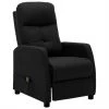 FIMEI Fauteuil Inclinable De Massage Noir Tissu