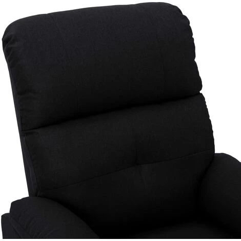LITZEE Fauteuil De Massage Noir Tissu # 7 LITZEE Fauteuil De Massage Noir Tissu # – Image 5