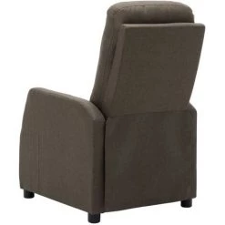 LITZEE Fauteuil Inclinable Taupe Tissu # 11 LITZEE Fauteuil Inclinable Taupe Tissu # -Pas Cher Fauteuil Magasin 60166478 5