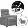 YOUTHUP Fauteuil Releveur Inclinable Gris Similicuir - Gris 1 YOUTHUP Fauteuil Releveur Inclinable Gris Similicuir - Gris -Pas Cher Fauteuil Magasin 60365870 1