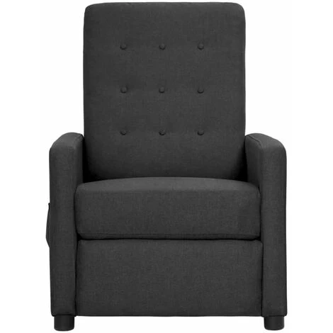 YOUTHUP Fauteuil Releveur Inclinable Gris Foncé Tissu - Gris 5 YOUTHUP Fauteuil Releveur Inclinable Gris Foncé Tissu - Gris – Image 3