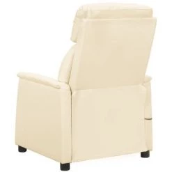 YOUTHUP Fauteuil Releveur Inclinable De Massage Crème Similicuir - Crème 11 YOUTHUP Fauteuil Releveur Inclinable De Massage Crème Similicuir - Crème -Pas Cher Fauteuil Magasin 60366004 5