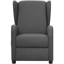 YOUTHUP Fauteuil De Massage Inclinable Gris Foncé Tissu - Gris -Pas Cher Fauteuil Magasin 60367212 2