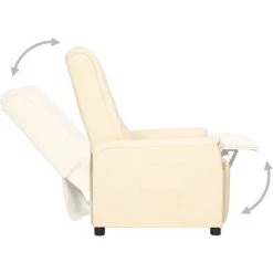 YOUTHUP Fauteuil Releveur Inclinable Crème Similicuir - Crème 11 YOUTHUP Fauteuil Releveur Inclinable Crème Similicuir - Crème -Pas Cher Fauteuil Magasin 60367214 5