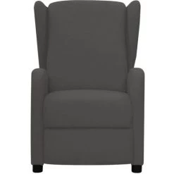 YOUTHUP Fauteuil Inclinable Gris Foncé Tissu - Gris -Pas Cher Fauteuil Magasin 60367218 2