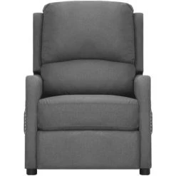 YOUTHUP Fauteuil Releveur Inclinable De Massage Gris Clair Tissu - Gris 9 YOUTHUP Fauteuil Releveur Inclinable De Massage Gris Clair Tissu - Gris -Pas Cher Fauteuil Magasin 60367247 3