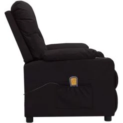 YOUTHUP Fauteuil Releveur Inclinable De Massage Noir Similicuir - Noir 10 YOUTHUP Fauteuil Releveur Inclinable De Massage Noir Similicuir - Noir -Pas Cher Fauteuil Magasin 60367250 4