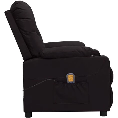 YOUTHUP Fauteuil Releveur Inclinable De Massage Noir Similicuir - Noir 6 YOUTHUP Fauteuil Releveur Inclinable De Massage Noir Similicuir - Noir – Image 4