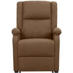YOUTHUP Fauteuil Releveur Inclinable De Massage Marron Tissu - Brun 9 YOUTHUP Fauteuil Releveur Inclinable De Massage Marron Tissu - Brun -Pas Cher Fauteuil Magasin 60367257 3