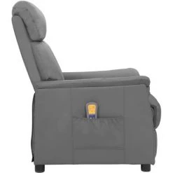 YOUTHUP Fauteuil Releveur Inclinable De Massage Gris Similicuir - Gris 10 YOUTHUP Fauteuil Releveur Inclinable De Massage Gris Similicuir - Gris -Pas Cher Fauteuil Magasin 60367992 4