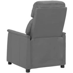 YOUTHUP Fauteuil Releveur Inclinable De Massage Gris Similicuir - Gris 11 YOUTHUP Fauteuil Releveur Inclinable De Massage Gris Similicuir - Gris -Pas Cher Fauteuil Magasin 60367992 5