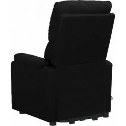 YOUTHUP Fauteuil Releveur Inclinable De Massage Noir Tissu - Noir -Pas Cher Fauteuil Magasin 60368010 5