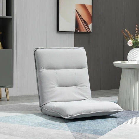 MH Fauteuil Convertible VALENTIN Gris Clair 4 MH Fauteuil Convertible VALENTIN Gris Clair – Image 2