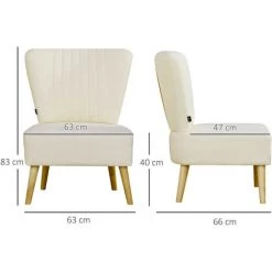 MH Fauteuil Lounge Design TROY Beige 9 MH Fauteuil Lounge Design TROY Beige -Pas Cher Fauteuil Magasin 60448816 3