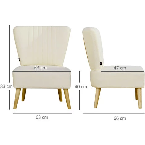 MH Fauteuil Lounge Design TROY Beige 5 MH Fauteuil Lounge Design TROY Beige – Image 3