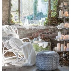 LES TENDANCES Fauteuil à Bascule Rotin Blanc Mate Jams 9 LES TENDANCES Fauteuil à Bascule Rotin Blanc Mate Jams -Pas Cher Fauteuil Magasin 60504840 3