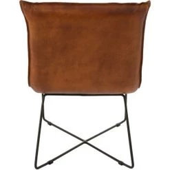 LES TENDANCES Fauteuil Cuir Cognac Avici -Pas Cher Fauteuil Magasin 60543950 4