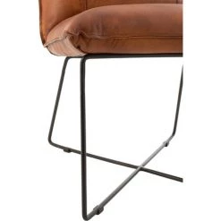 LES TENDANCES Fauteuil Cuir Cognac Avici -Pas Cher Fauteuil Magasin 60543950 5