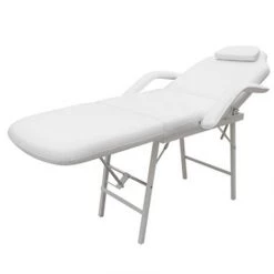 FIMEI Fauteuil De Massage Pour Traitement Facial Simili-cuir Blanc -Pas Cher Fauteuil Magasin 60589032 4