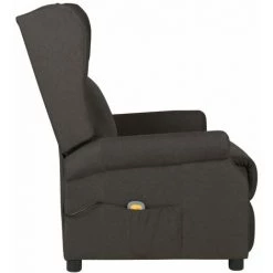 INLIFE Fauteuil Inclinable De Massage électrique Taupe Tissu 10 INLIFE Fauteuil Inclinable De Massage électrique Taupe Tissu -Pas Cher Fauteuil Magasin 60598109 4