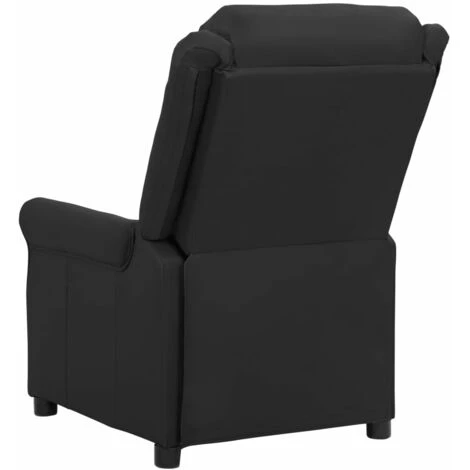 INLIFE Fauteuil Releveur Inclinable De Massage Noir Similicuir 7 INLIFE Fauteuil Releveur Inclinable De Massage Noir Similicuir – Image 5