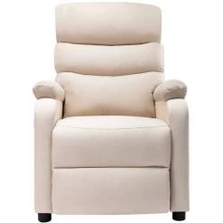 INLIFE Fauteuil Inclinable De Massage Crème Tissu 9 INLIFE Fauteuil Inclinable De Massage Crème Tissu -Pas Cher Fauteuil Magasin 60598803 3