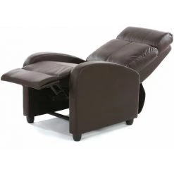 DéCOSHOP26 Fauteuil TV Inclinable TV Réglage Du Dossier Et Repose-pieds En Simili Cuir Marron - Marron 8 DéCOSHOP26 Fauteuil TV Inclinable TV Réglage Du Dossier Et Repose-pieds En Simili Cuir Marron - Marron -Pas Cher Fauteuil Magasin 60639362 3