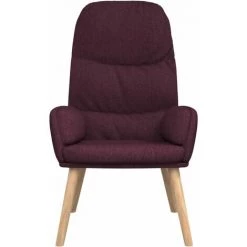 Chaise De Relaxation Violet Tissu VidaXL -Pas Cher Fauteuil Magasin 60881472 4