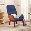 Chaise De Relaxation Bleu Tissu VidaXL