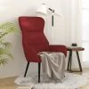 Chaise De Relaxation Rouge Bordeaux Tissu VidaXL