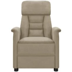 FIMEI Fauteuil Inclinable De Massage Gris Clair Similicuir Daim -Pas Cher Fauteuil Magasin 60965671 3