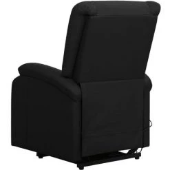 FIMEI Fauteuil Inclinable Noir Similicuir -Pas Cher Fauteuil Magasin 60965721 5