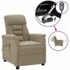 FIMEI Fauteuil De Massage électrique Gris Clair Similicuir Daim -Pas Cher Fauteuil Magasin 60965905 1