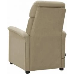 FIMEI Fauteuil De Massage électrique Gris Clair Similicuir Daim -Pas Cher Fauteuil Magasin 60965905 5
