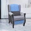 FIMEI Fauteuil Avec Design De Patchwork Tissu 2 FIMEI Fauteuil Avec Design De Patchwork Tissu -Pas Cher Fauteuil Magasin 60965990 1