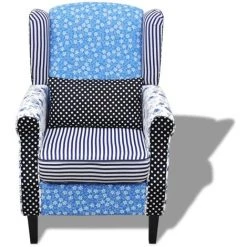 FIMEI Fauteuil Avec Design De Patchwork Tissu -Pas Cher Fauteuil Magasin 60965990 4