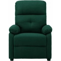 FIMEI Fauteuil De Massage Inclinable électrique Vert Foncé Tissu -Pas Cher Fauteuil Magasin 60966254 2
