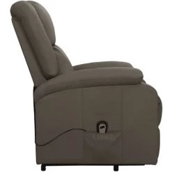 FIMEI Fauteuil Inclinable Gris Similicuir -Pas Cher Fauteuil Magasin 60966285 4