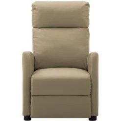 FIMEI Fauteuil Inclinable électrique De Massage Cappuccino Similicuir -Pas Cher Fauteuil Magasin 60967559 3