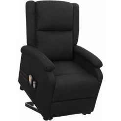 FIMEI Fauteuil Releveur Inclinable De Massage Noir Tissu -Pas Cher Fauteuil Magasin 60967699 4